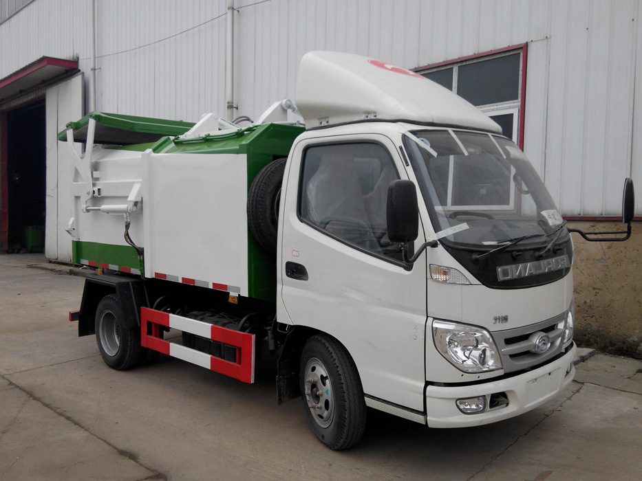 福田小卡(3方)JHW5040ZDJB5側裝壓縮式垃圾車 福田小卡(3方)JHW5040ZDJB5側裝壓縮式垃圾車