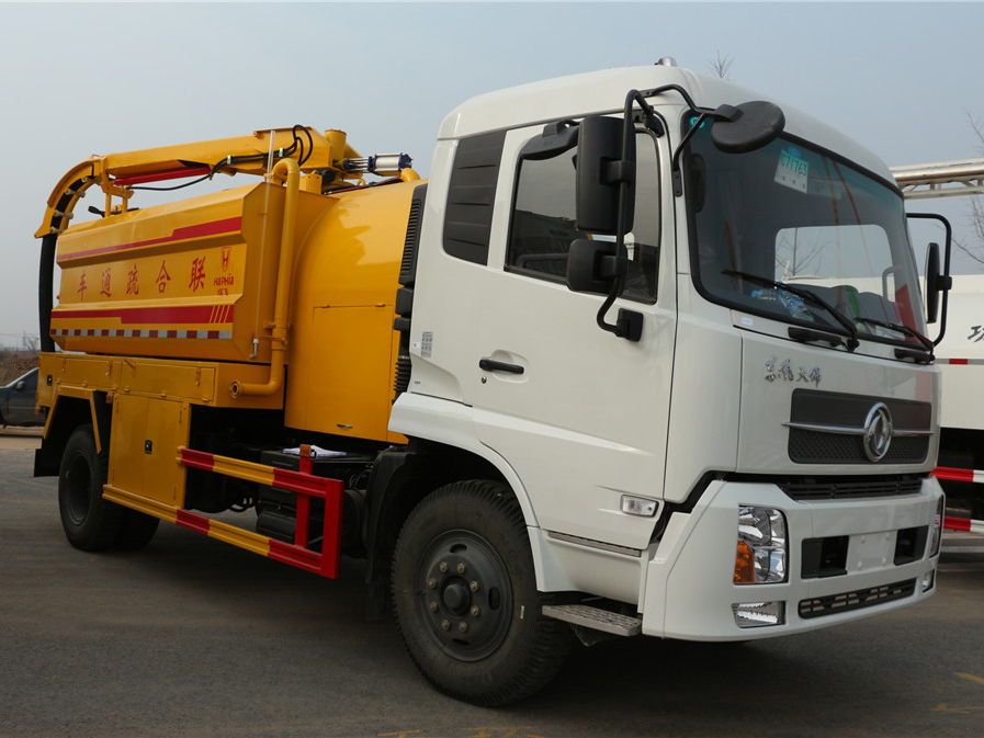 東風(fēng)天錦HYS5162GQXE5清洗吸污車 東風(fēng)天錦HYS5162GQXE5清洗吸污車